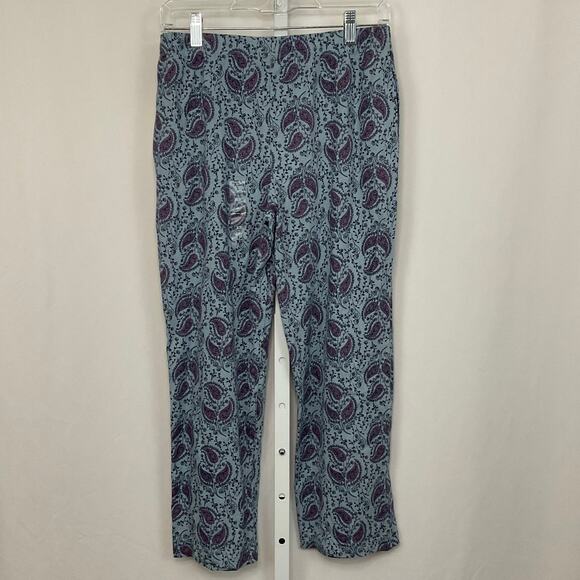 Women’s Blue Paisley Pajama Set Size XS - Picture 7 of 9